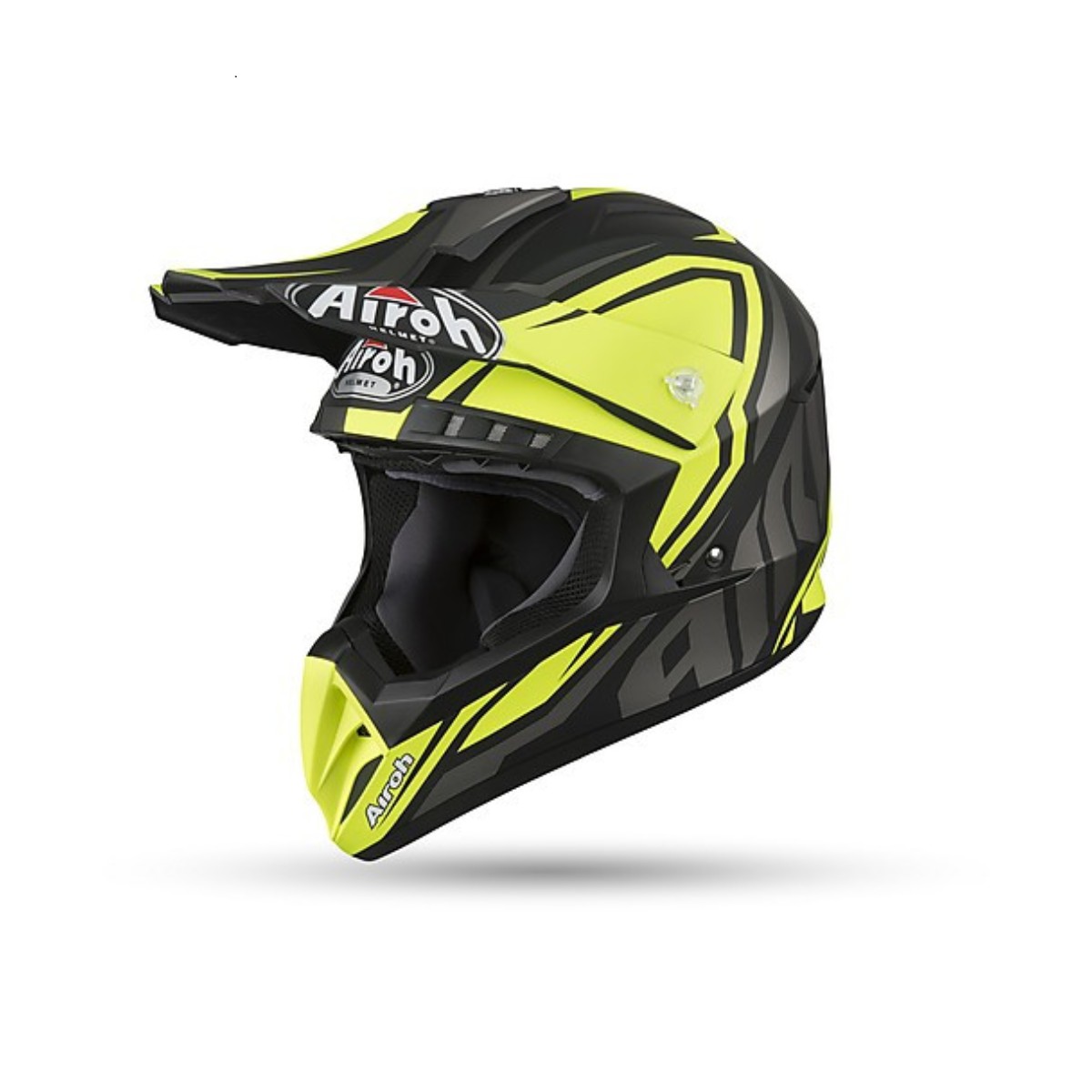 Casco cross Airoh Switch Impact Giallo Opaco