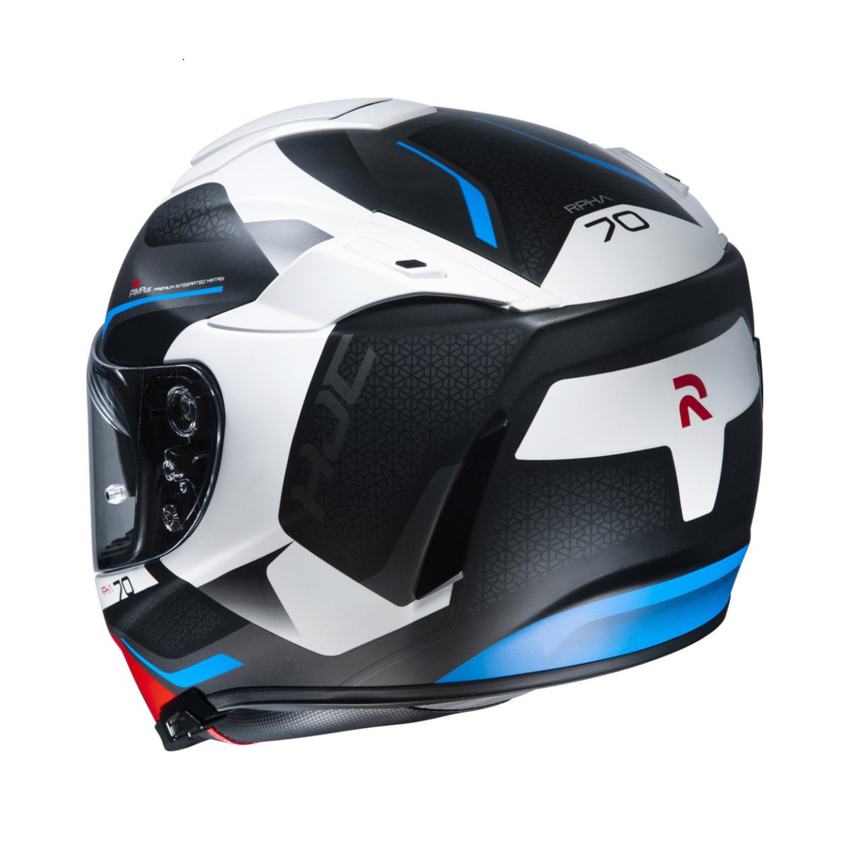 Casco integrale HJC RPHA 70 KOSIS in fibra MC21SF Bianco Nero Rosso Blu