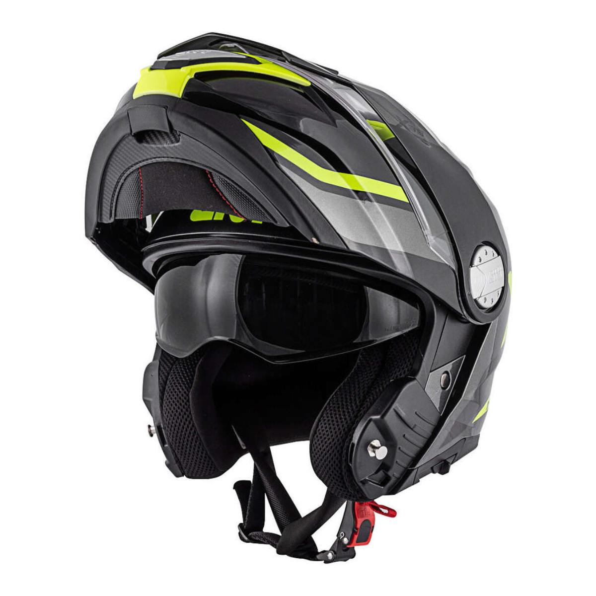 Casco Moto Modulare P/J Givi X.33 CANYON Division Titanio/Giallo