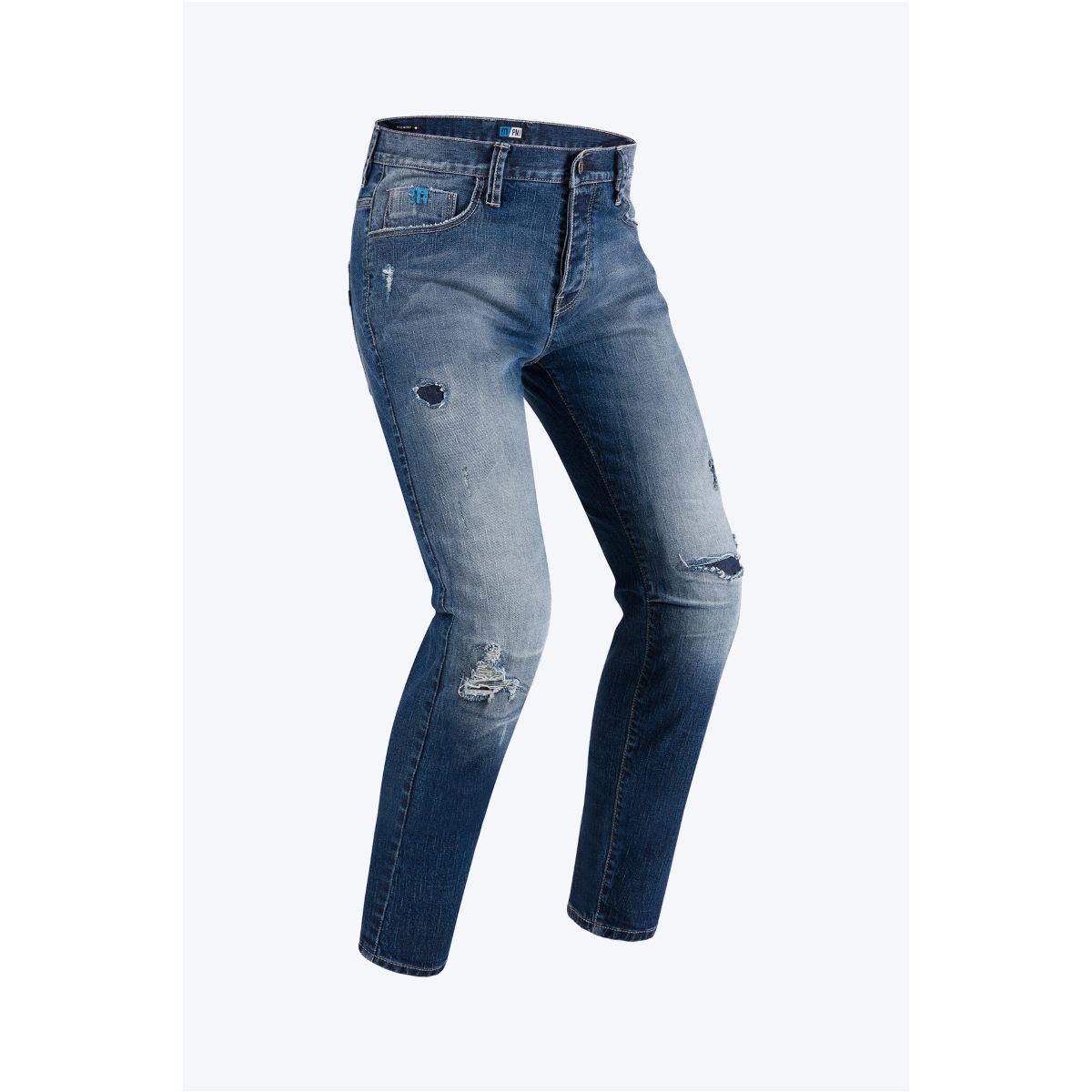 Jeans moto PMJ - Promo Jeans STREET Blu