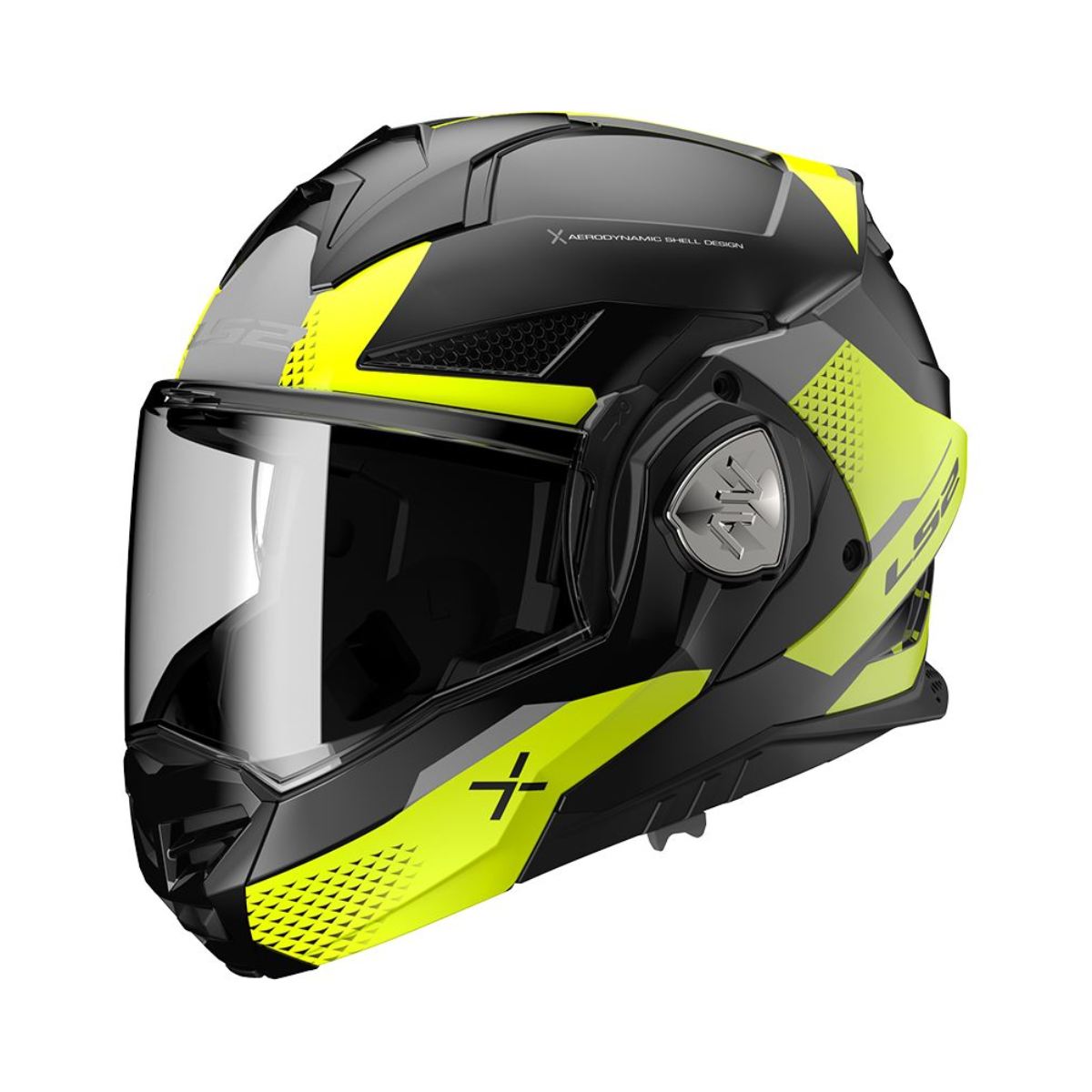 Casco Ls2 Advant X Oblivion Nero/Giallo