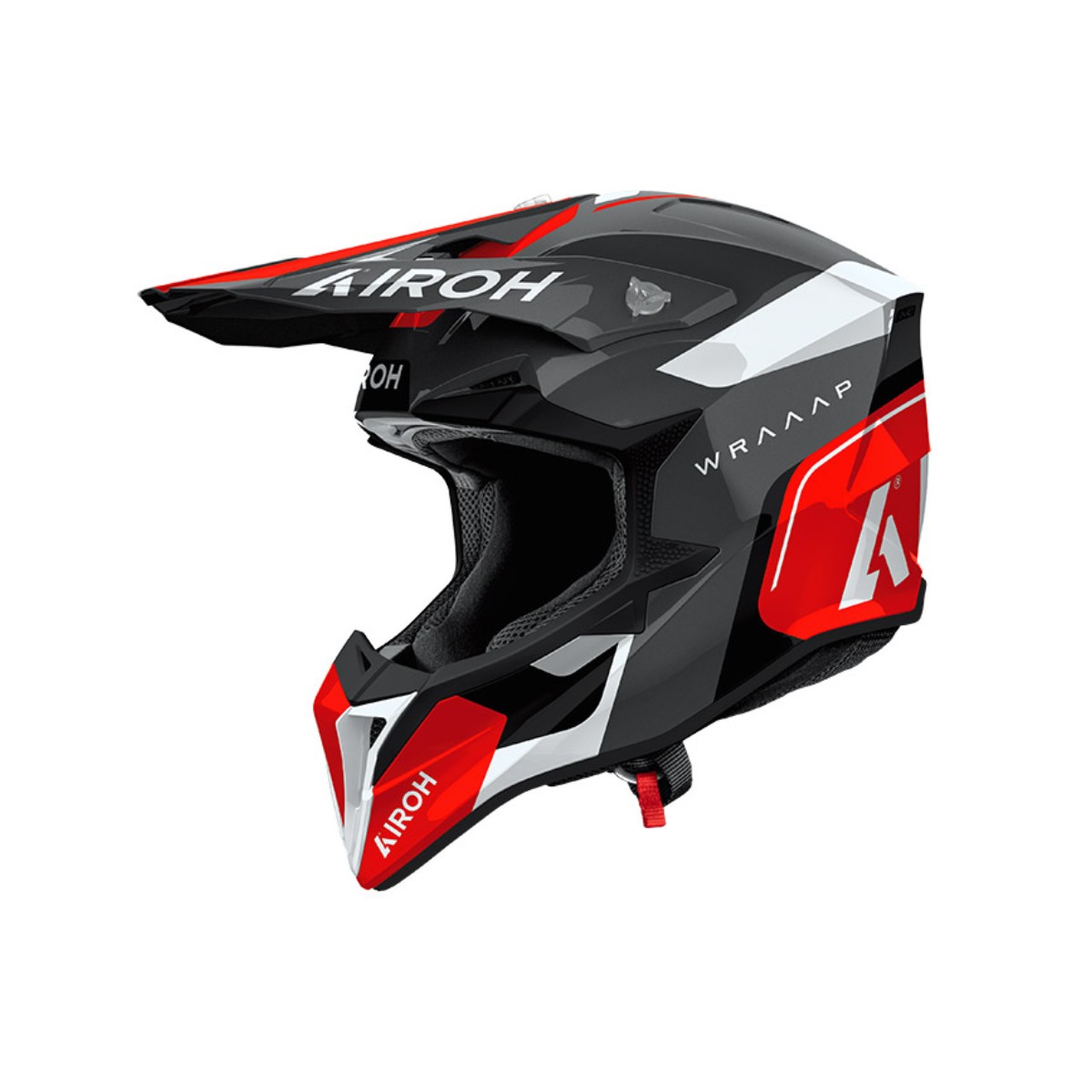 Casco Airoh Wraaap Conquer Red