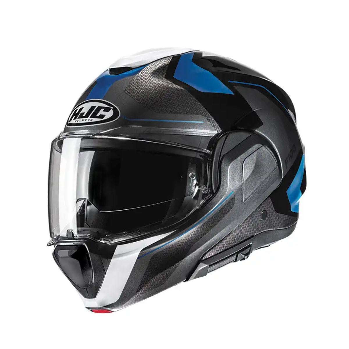 Casco Hjc F100 Bios Mc2 Titanio/Blu